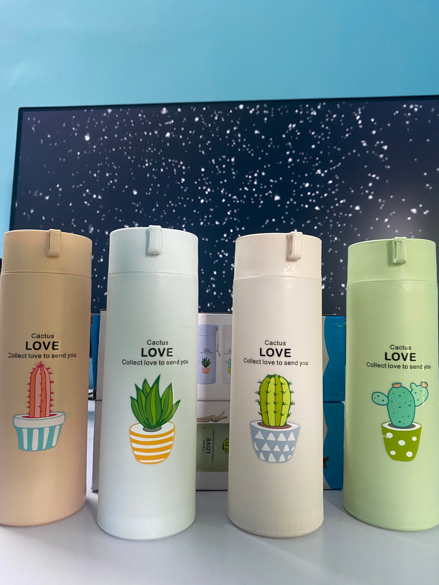 STYLISH NICE WATER BOTTLES (PACK OF 4)